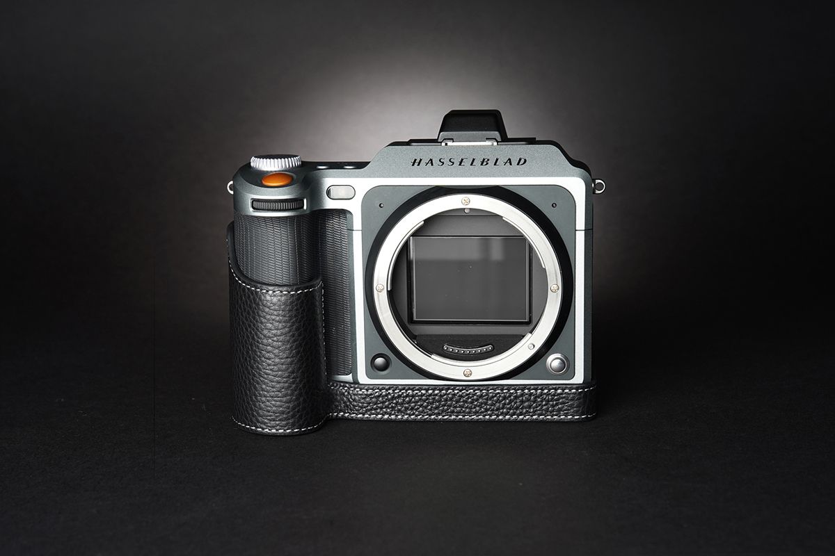 本革 新品 カメラケース Hasselblad X1D/X1DⅡ用 Genuine Real Leather Half Camera Case Bag Cover for